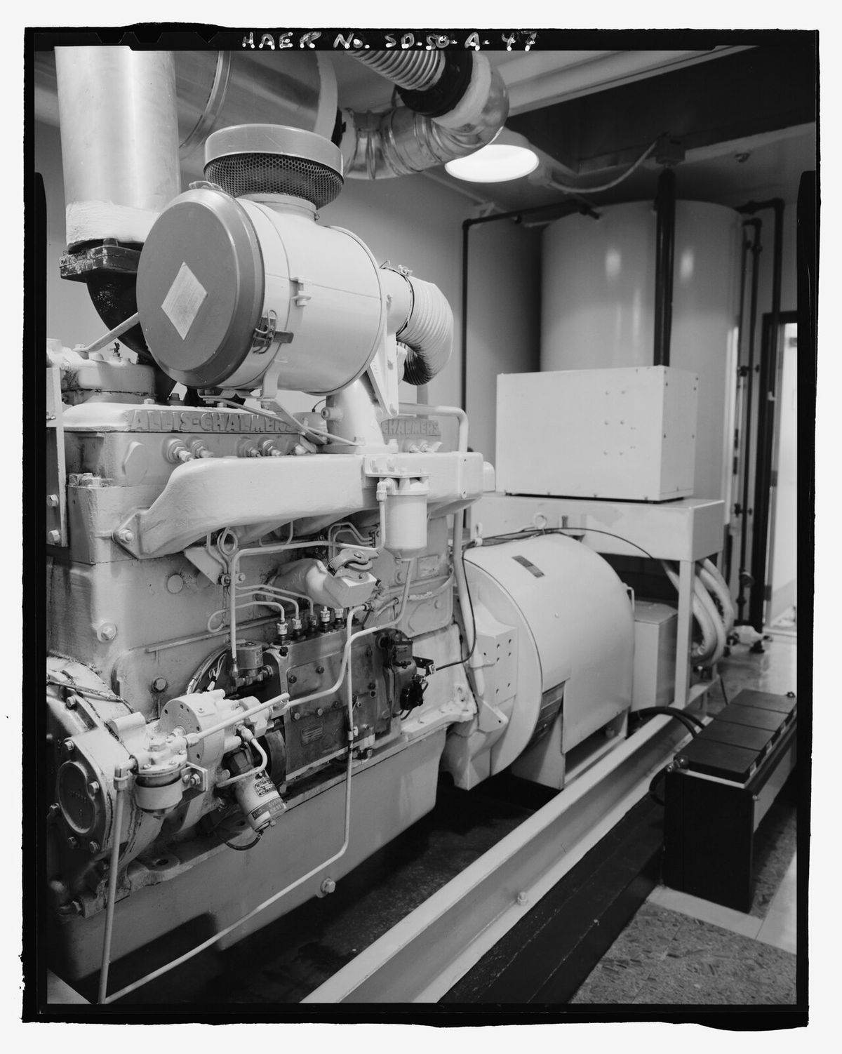 Diesel fuel storage for a standby generator
