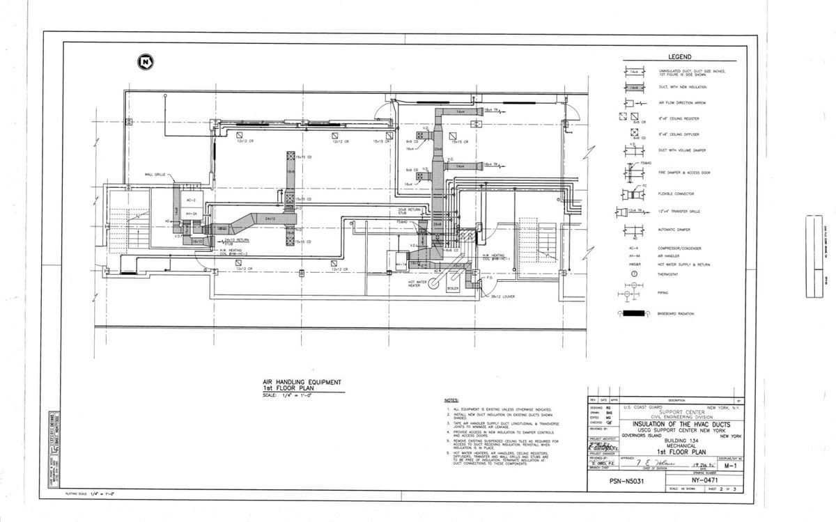 HVAC ductwork in a home
